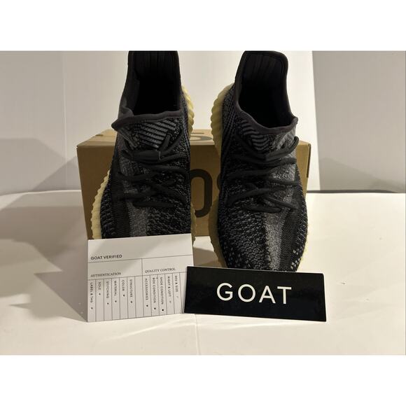 Size 8- adidas Yeezy Boost 350 V2 Carbon W OG BOX GOAT VERIFIED main image 11